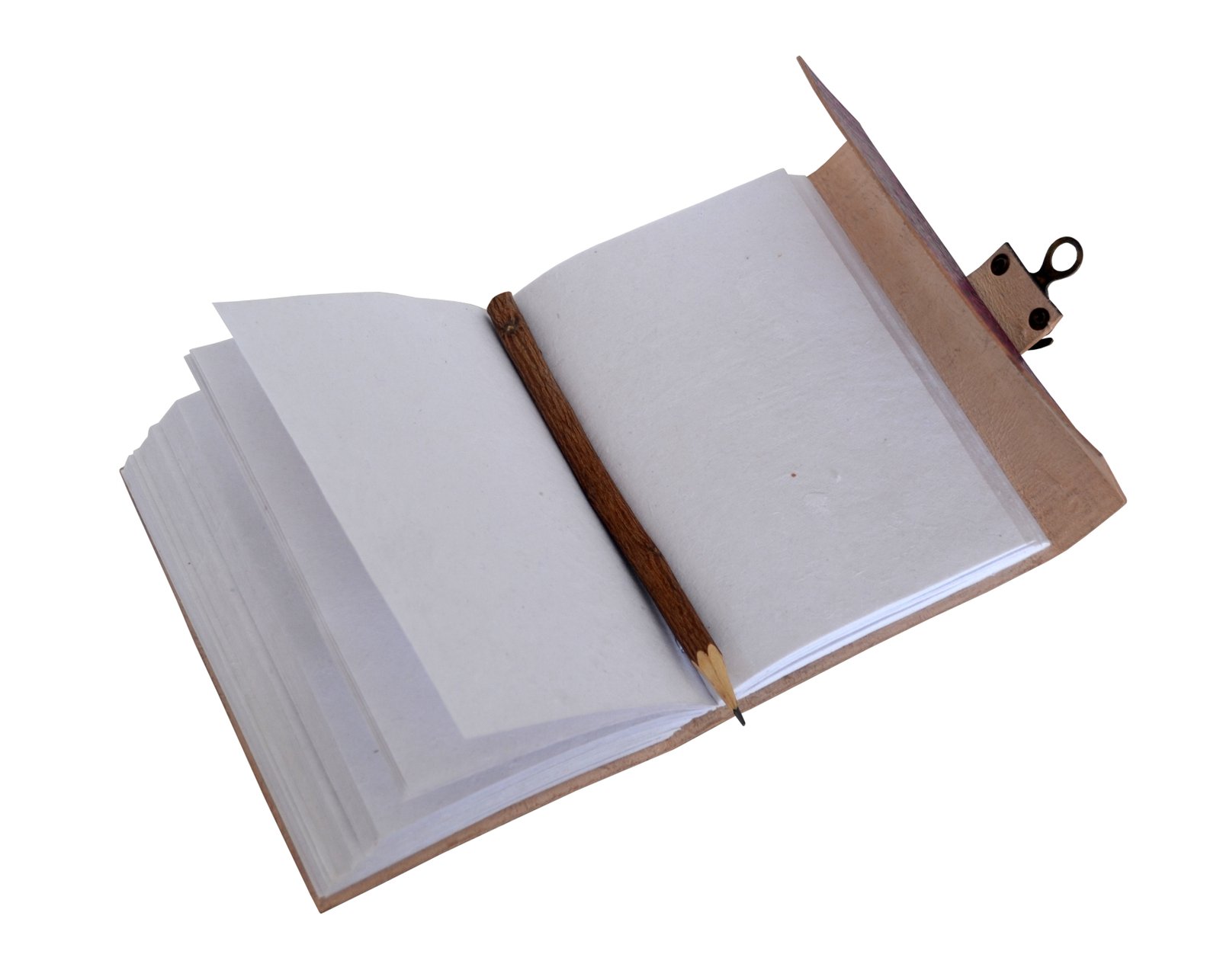 VINTAGE HANDMADE COWHIDE LEATHER DREAM CATCHER SIGNED TWO COLOR PINK WITH BLACK LEATHER DAIRY NOTE BOOK6